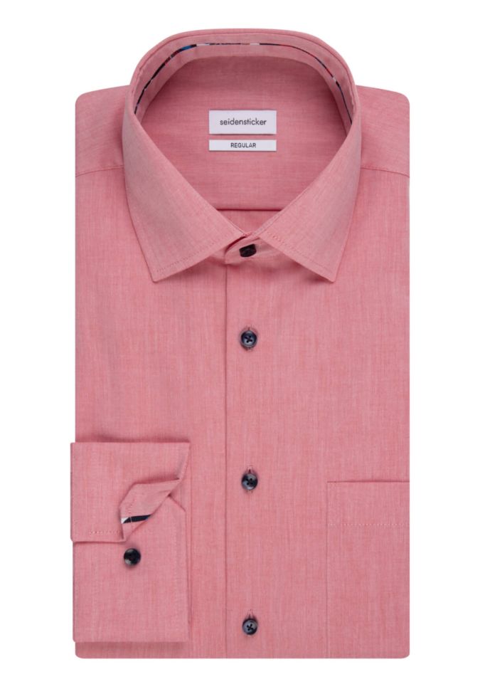 seidensticker Hemd Herren Seidensticker Regular Bügelfreie Einfarbig kragen Italienisch Lange Ärmel
