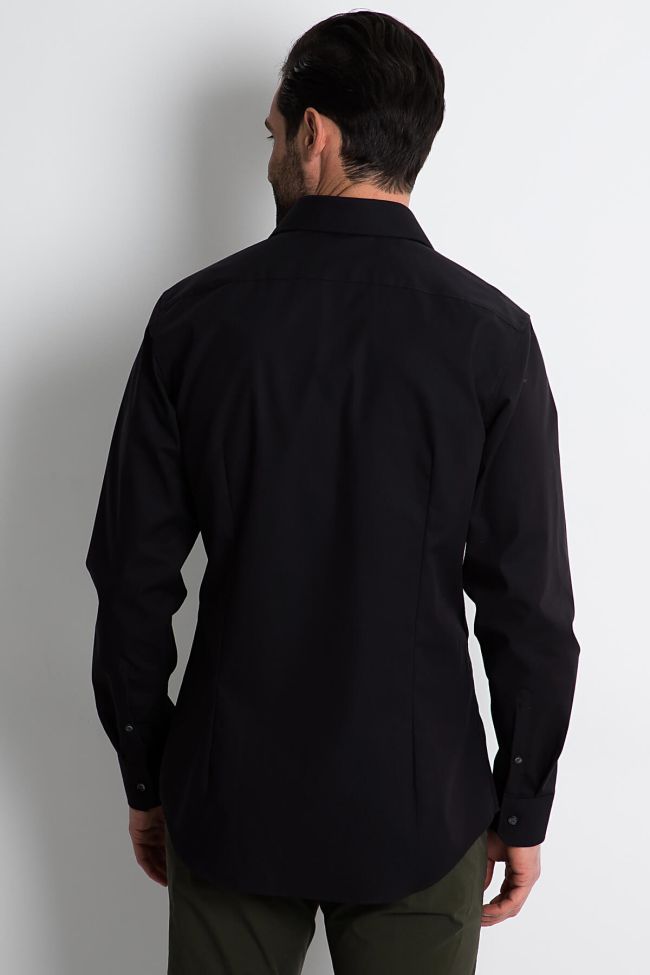 Seidensticker Hemd Herren Seidensticker Regular Bügelfreie Einfarbig 100% Baumwolle Kragen Italienisch Lange Ärmel