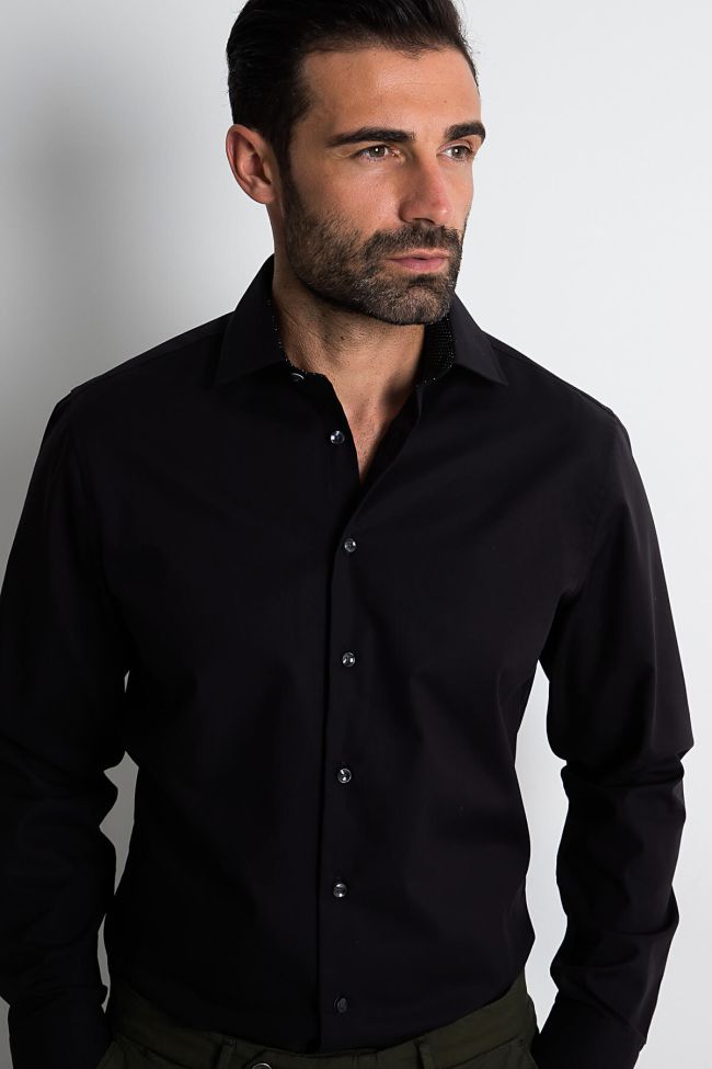 Seidensticker Hemd Herren Seidensticker Regular Bügelfreie Einfarbig 100% Baumwolle Kragen Italienisch Lange Ärmel