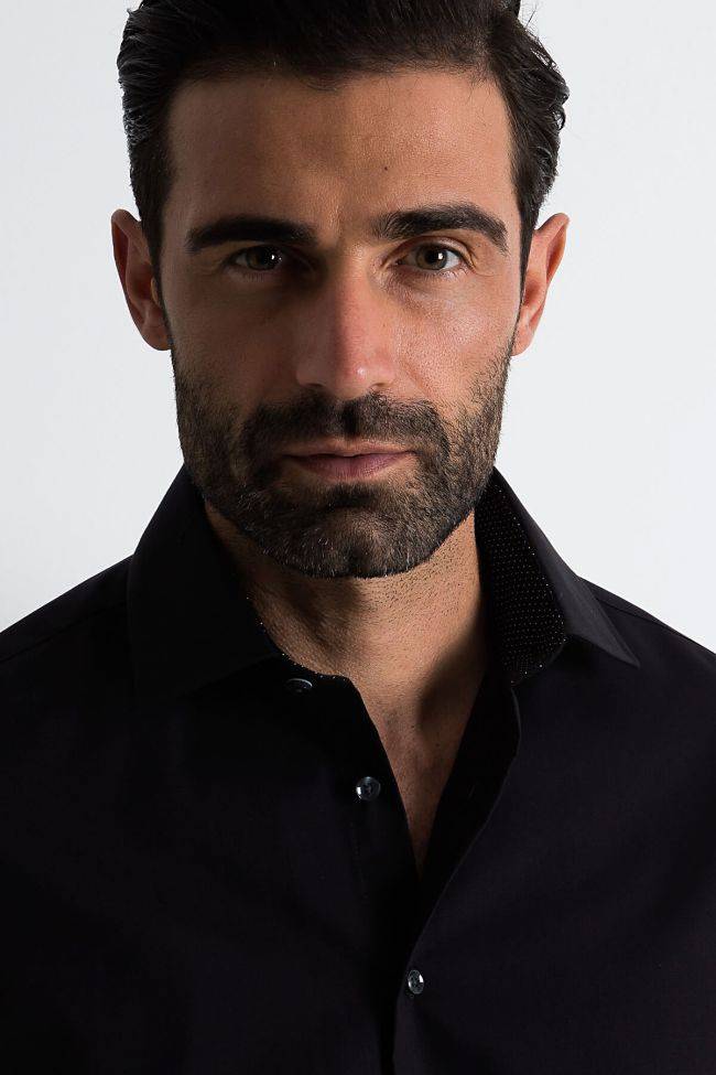 Seidensticker Hemd Herren Seidensticker Regular Bügelfreie Einfarbig 100% Baumwolle Kragen Italienisch Lange Ärmel