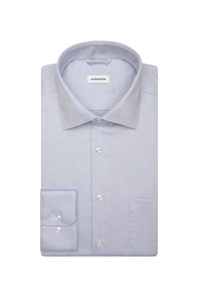 seidensticker Hemd Herren Seidensticker Regular Bügelfreie Einfarbig kragen Italienisch Lange Ärmel