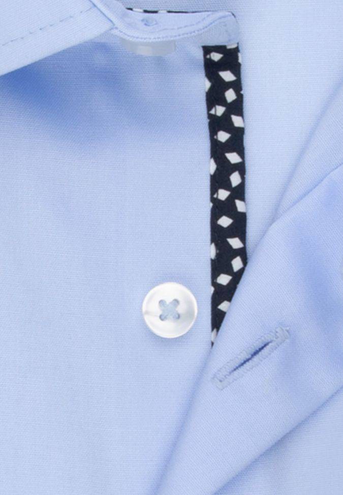 Seidensticker Hemd Herren Seidensticker Regular Bügelfreie Einfarbig Kragen Italienisch Lange Ärmel