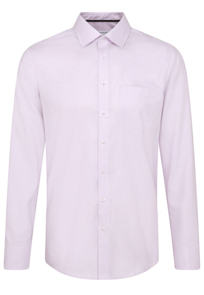 Seidensticker Hemd Herren Seidensticker Regular Bügelfreie Einfarbig Kragen Italienisch Lange Ärmel