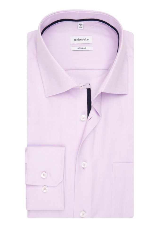 seidensticker Hemd Herren Seidensticker Regular Bügelfreie Einfarbig kragen Italienisch Lange Ärmel