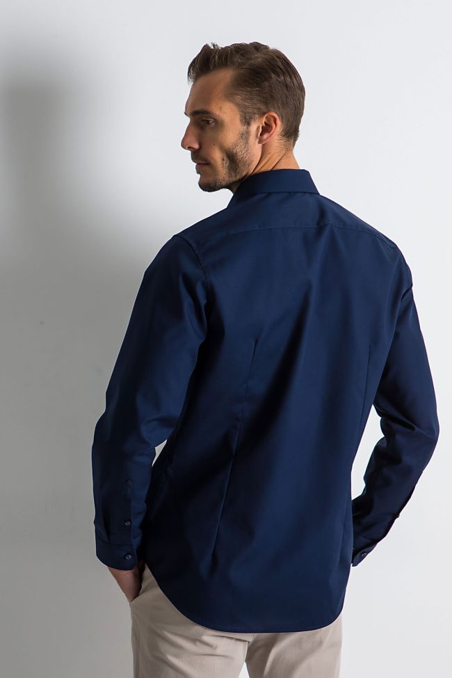 Seidensticker Hemd Herren Seidensticker Regular Bügelfreie Einfarbig 100% Baumwolle Kragen Italienisch Lange Ärmel