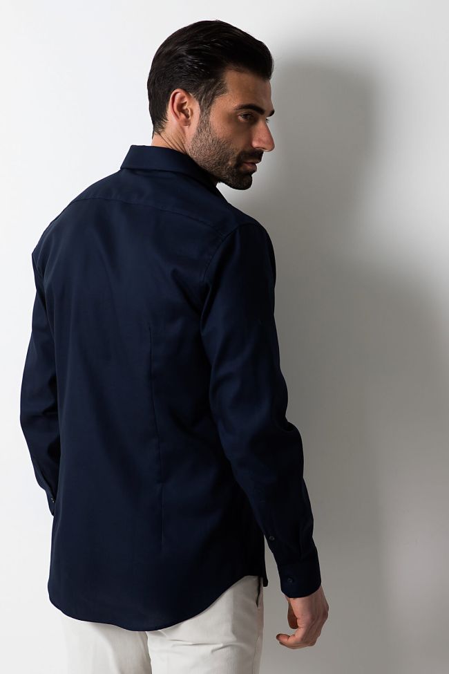 Seidensticker Hemd Herren Seidensticker Regular Bügelfreie Einfarbig 100% Baumwolle Kragen Italienisch Lange Ärmel