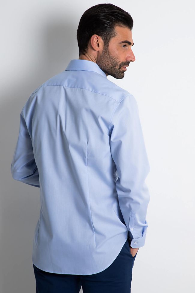 Seidensticker Hemd Herren Seidensticker Regular Bügelfreie Einfarbig 100% Baumwolle Kragen Italienisch Lange Ärmel