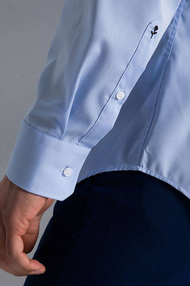 Seidensticker Hemd Herren Seidensticker Regular Bügelfreie Einfarbig 100% Baumwolle Kragen Italienisch Lange Ärmel