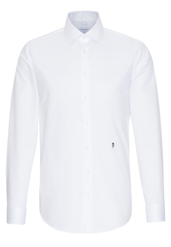 Seidensticker Hemd Herren Seidensticker Regular Bügelfreie Einfarbig Kragen Italienisch Lange Ärmel