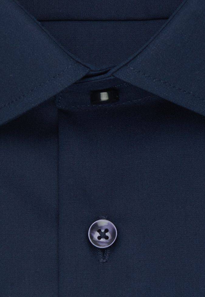 Seidensticker Hemd Herren Seidensticker Regular Bügelfreie Einfarbig 100% Baumwolle Kragen Italienisch Kurze Ärmel