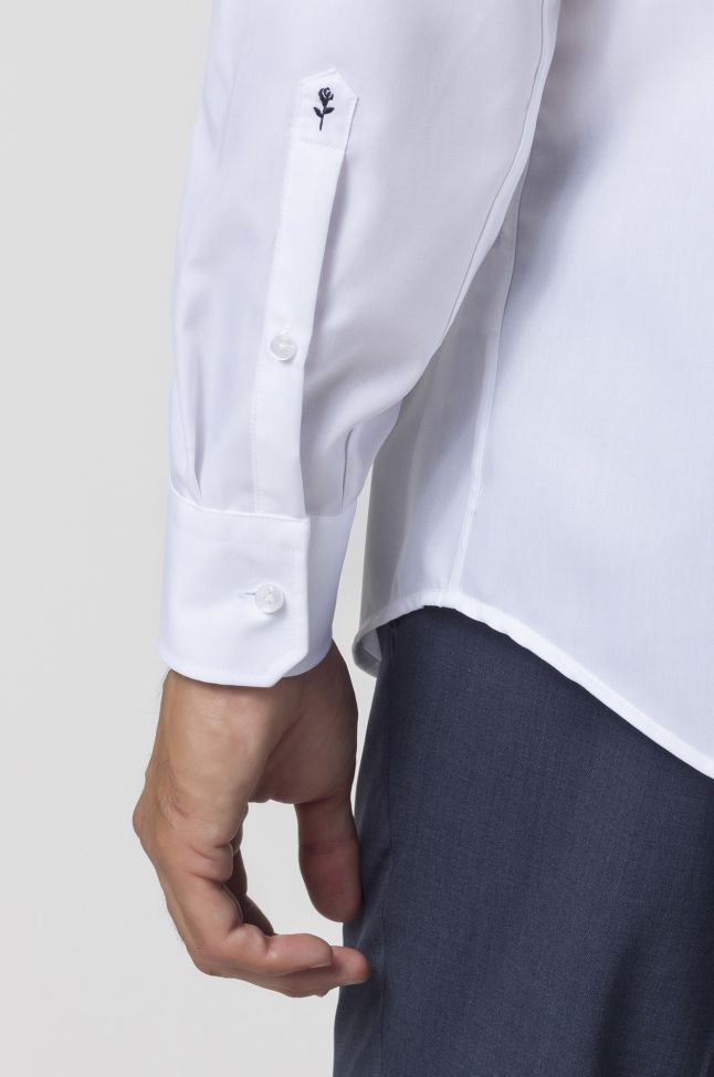 Seidensticker Hemd Herren Seidensticker Regular Bügelfreie Einfarbig 100% Baumwolle Kragen Italienisch Lange Ärmel