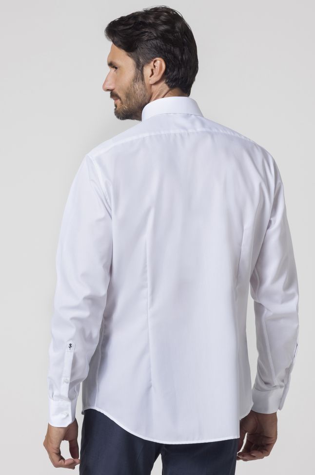 Seidensticker Hemd Herren Seidensticker Regular Bügelfreie Einfarbig 100% Baumwolle Kragen Italienisch Lange Ärmel