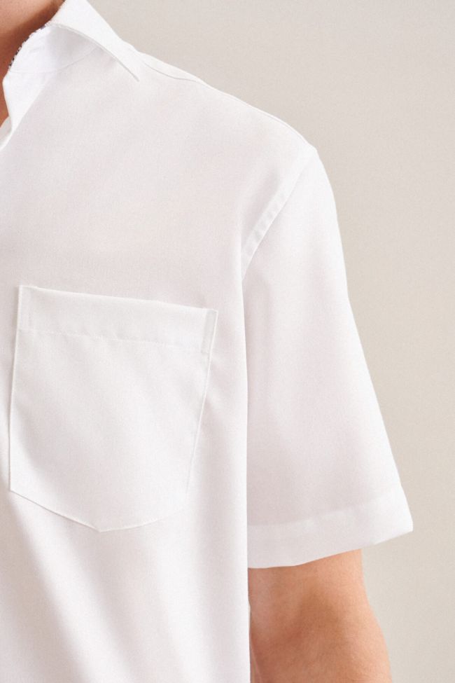 Seidensticker Hemd Herren Seidensticker Regular Bügelfreie Einfarbig Kragen Italienisch Kurze Ärmel