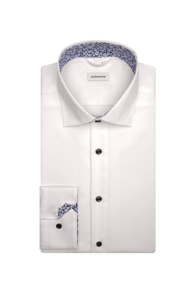 seidensticker Hemd Herren Seidensticker Regular Bügelfreie Einfarbig kragen Italienisch Lange Ärmel