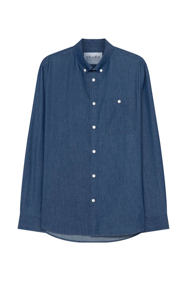 seidensticker Hemd Herren Seidensticker Regular Bügelfreie Einfarbig kragen Button-Down Lange Ärmel