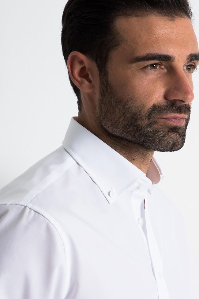 Seidensticker Hemd Herren Seidensticker Regular Bügelfreie Einfarbig 100% Baumwolle Kragen Button-Down Lange Ärmel