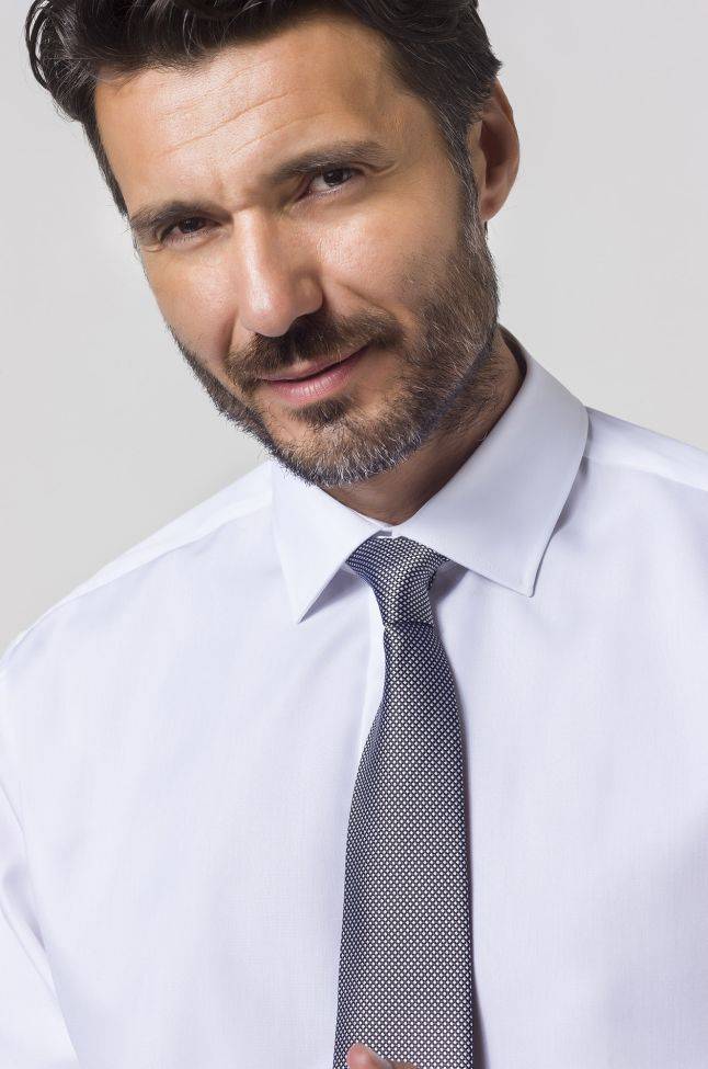 Seidensticker Hemd Herren Seidensticker Regular Bügelfreie Einfarbig 100% Baumwolle Kragen Italienisch Lange Ärmel