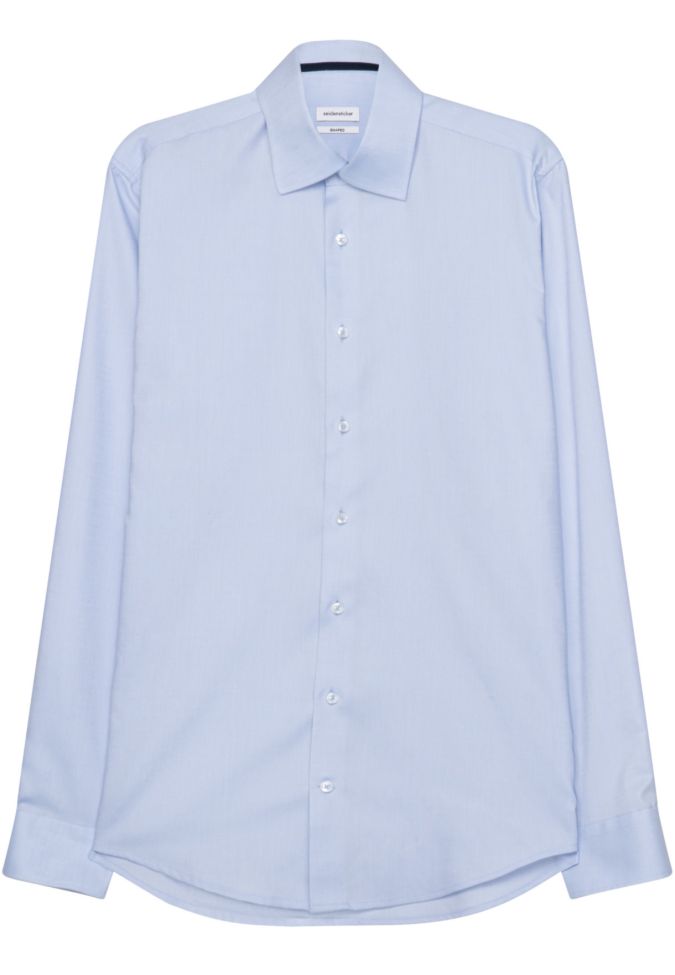 Seidensticker Hemd Herren Seidensticker Regular Bügelfreie Einfarbig Kragen Italienisch Lange Ärmel