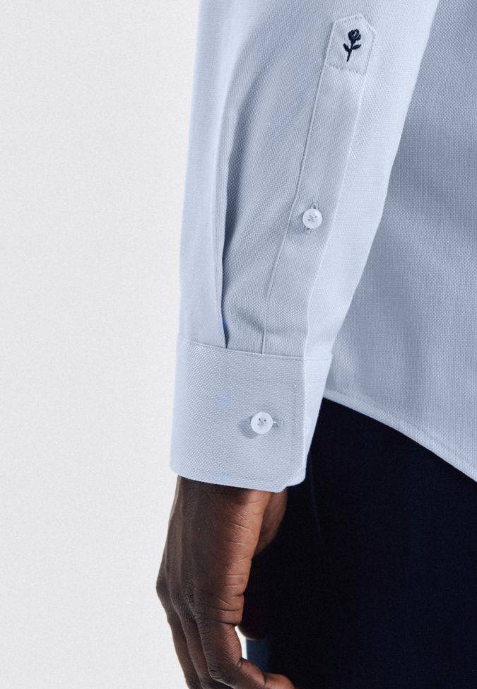 Seidensticker Hemd Herren Seidensticker Regular Bügelfreie Einfarbig Kragen Italienisch Lange Ärmel