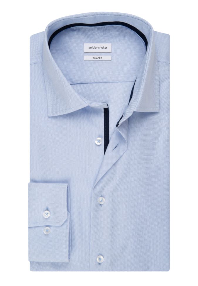 seidensticker Hemd Herren Seidensticker Regular Bügelfreie Einfarbig kragen Italienisch Lange Ärmel
