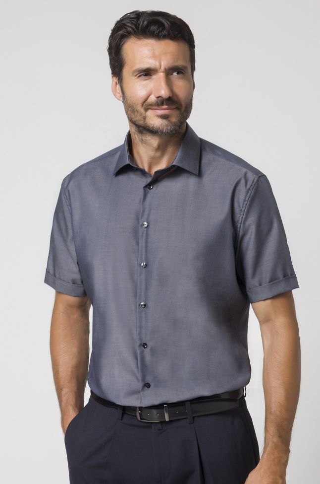 seidensticker Hemd Herren Seidensticker Regular Bügelfreie Einfarbig 100% Baumwolle kragen Italienisch Kurze Ärmel seidensticker Hemd Herren Seidensticker Regular Bügelfreie Einfarbig 100% Baumwolle kragen Italienisch Kurze Ärmel