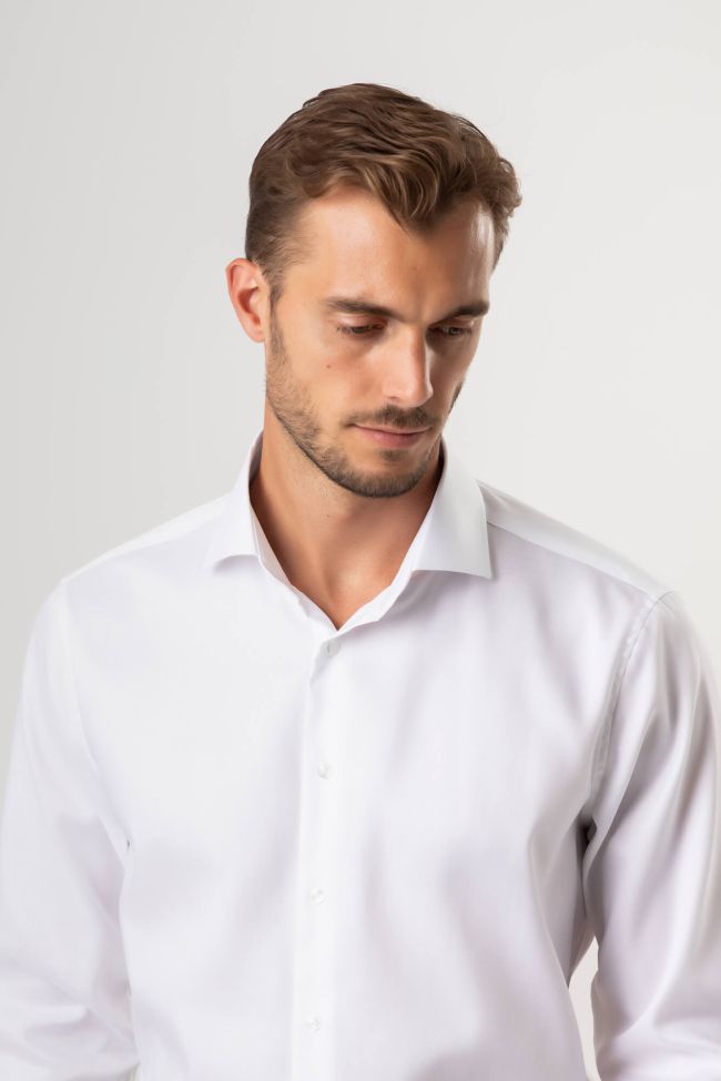 Seidensticker Hemd Herren Seidensticker Regular Bügelfreie Einfarbig 100% Baumwolle Kragen Französisch Lange Ärmel