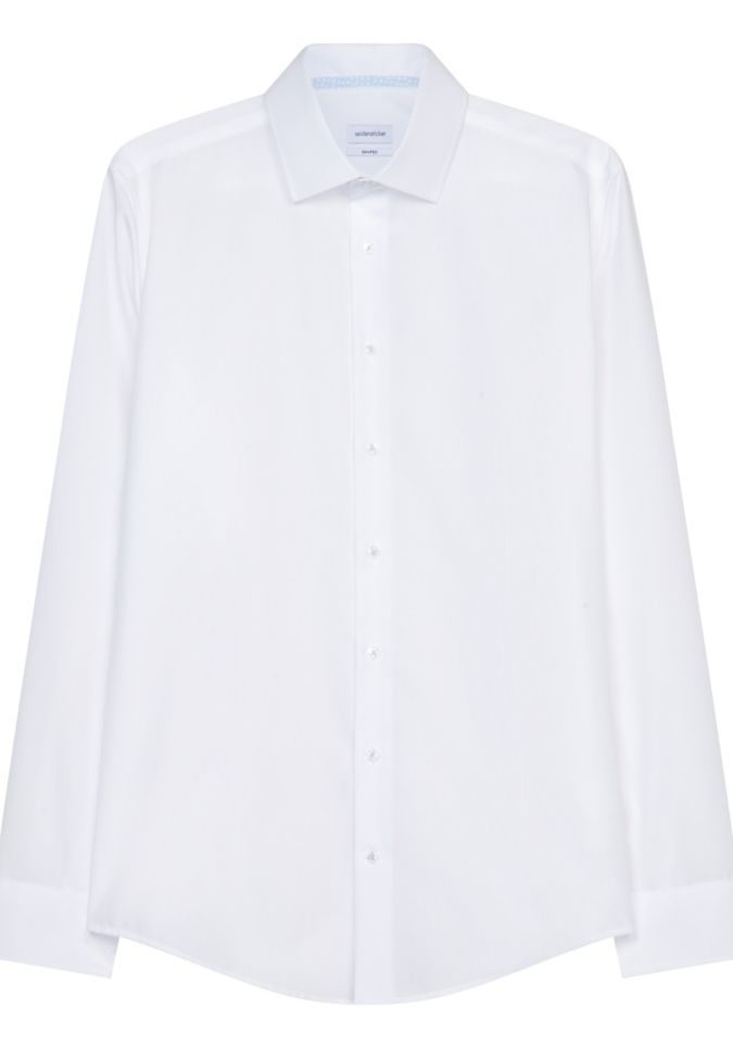 Seidensticker Hemd Herren Seidensticker Regular Bügelfreie Einfarbig Kragen Italienisch Lange Ärmel