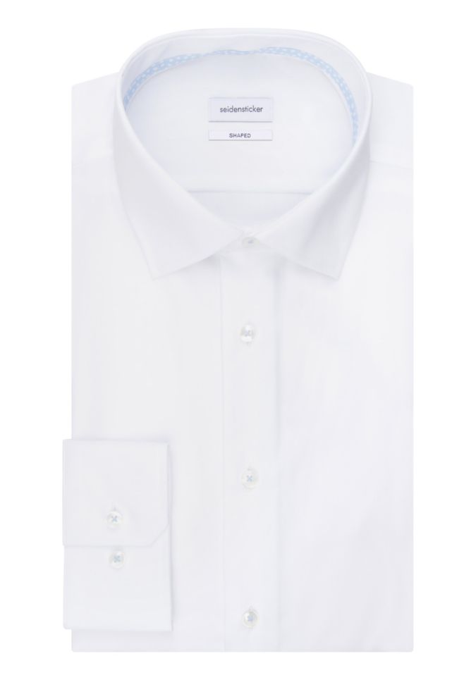 seidensticker Hemd Herren Seidensticker Regular Bügelfreie Einfarbig kragen Italienisch Lange Ärmel