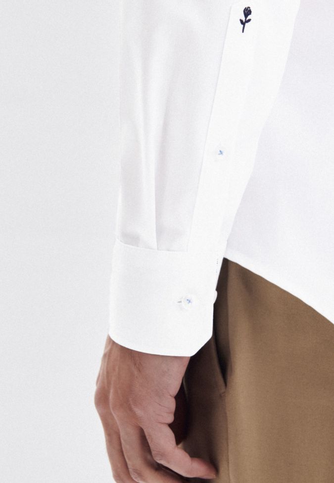 Seidensticker Hemd Herren Seidensticker Regular Bügelfreie Einfarbig Kragen Italienisch Lange Ärmel