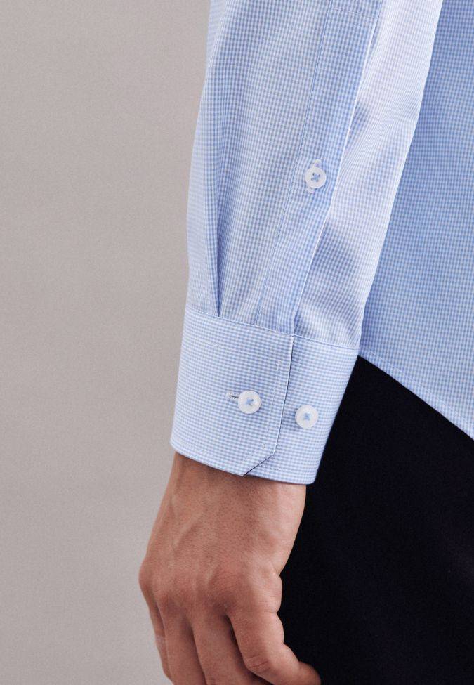 Seidensticker Hemd Herren Seidensticker Regular Bügelfreie Karo Kragen Italienisch Lange Ärmel