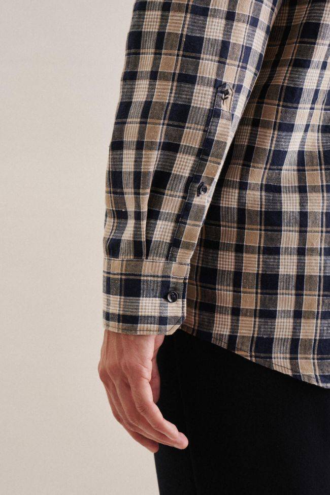 Seidensticker Hemd Herren Seidensticker Regular Bügelfreie Karo Kragen Italienisch Lange Ärmel