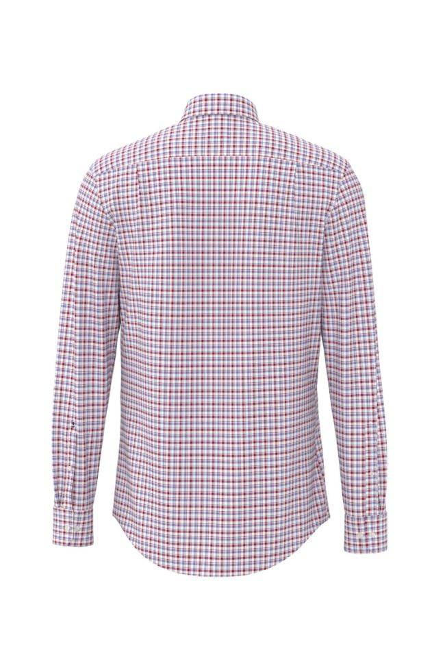 Seidensticker Hemd Herren Seidensticker Regular Bügelfreie Karo Kragen Button-Down Lange Ärmel