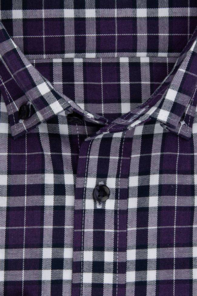 Seidensticker Hemd Herren Seidensticker Regular Bügelfreie Karo Kragen Button-Down Lange Ärmel