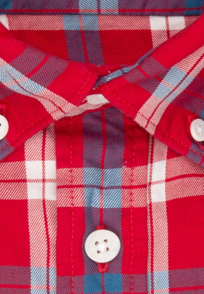 Seidensticker Hemd Herren Seidensticker Regular Bügelfreie Karo Kragen Button-Down Kurze Ärmel