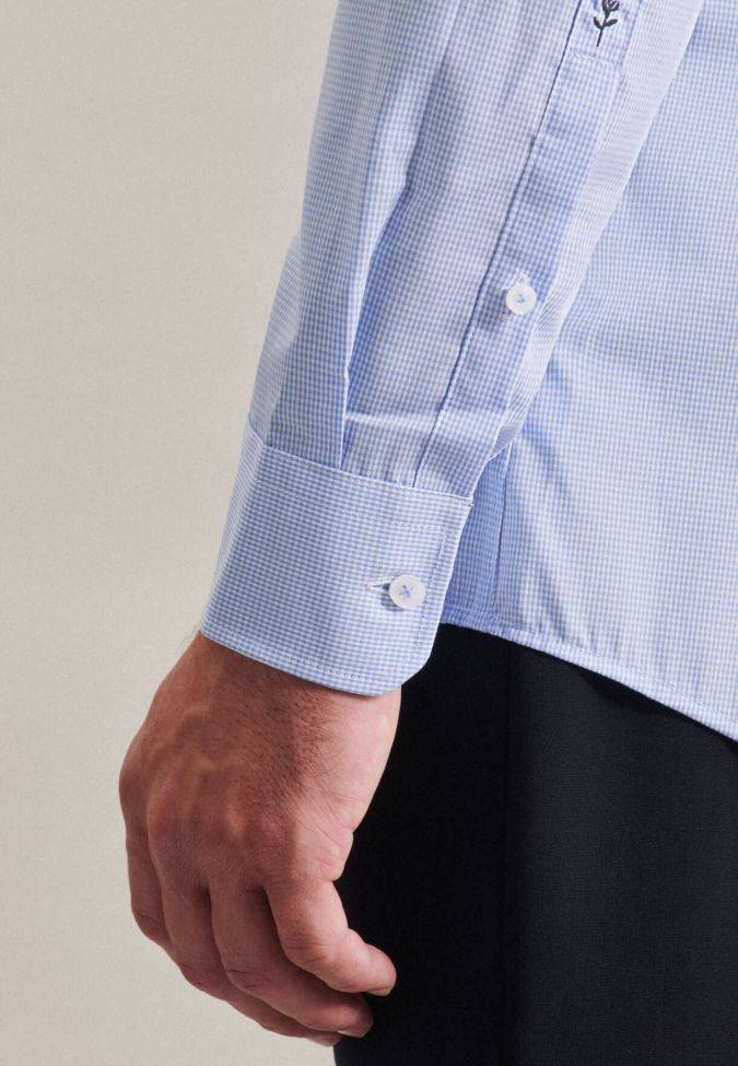 Seidensticker Hemd Herren Seidensticker Regular Bügelfreie Karo Kragen Italienisch Lange Ärmel