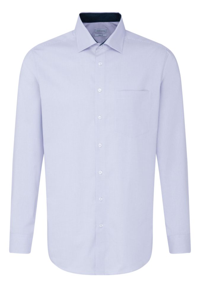 Seidensticker Hemd Herren Seidensticker Regular Bügelfreie Karo Kragen Italienisch Lange Ärmel