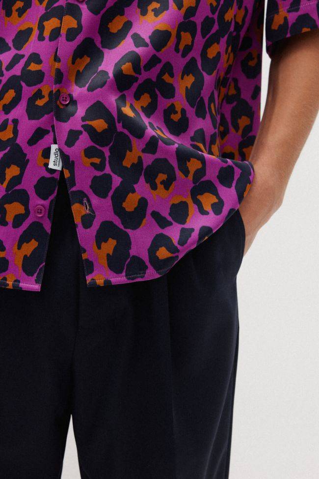 Seidensticker Hemd Herren Seidensticker Regular Bügelfreie Muster Kragen Mandarinkragen Kurze Ärmel