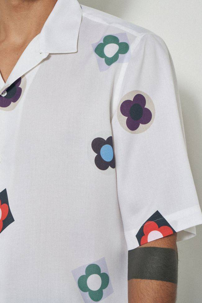 Seidensticker Hemd Herren Seidensticker Regular Bügelfreie Muster Kragen Mandarinkragen Kurze Ärmel