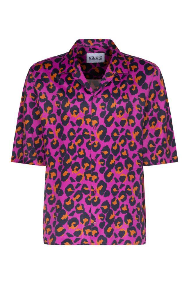 seidensticker Hemd Herren Seidensticker Regular Bügelfreie Muster kragen Mandarinkragen Kurze Ärmel