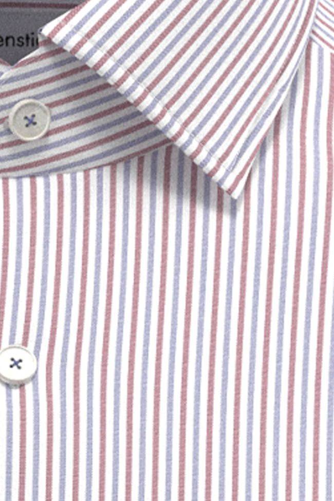 Seidensticker Hemd Herren Seidensticker Regular Bügelfreie Streifen Kragen Italienisch Kurze Ärmel