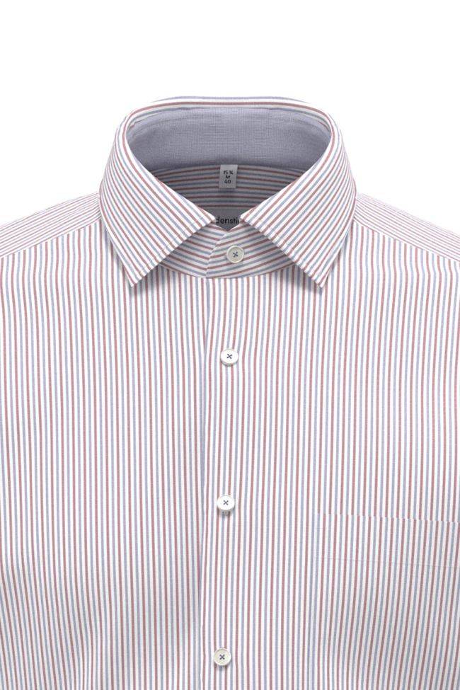 Seidensticker Hemd Herren Seidensticker Regular Bügelfreie Streifen Kragen Italienisch Kurze Ärmel