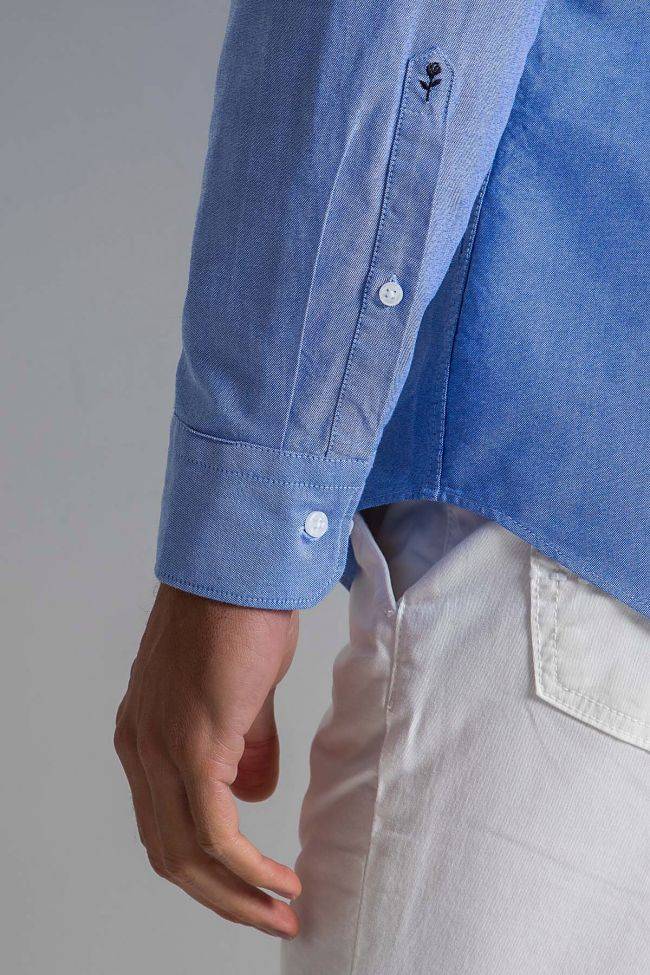 Seidensticker Hemd Herren Seidensticker Regular Einfarbig 100% Baumwolle Kragen Button-Down Lange Ärmel