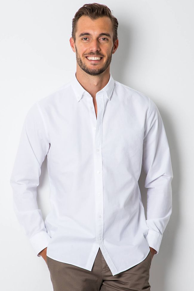 Seidensticker Hemd Herren Seidensticker Regular Einfarbig 100% Baumwolle Kragen Button-Down Lange Ärmel