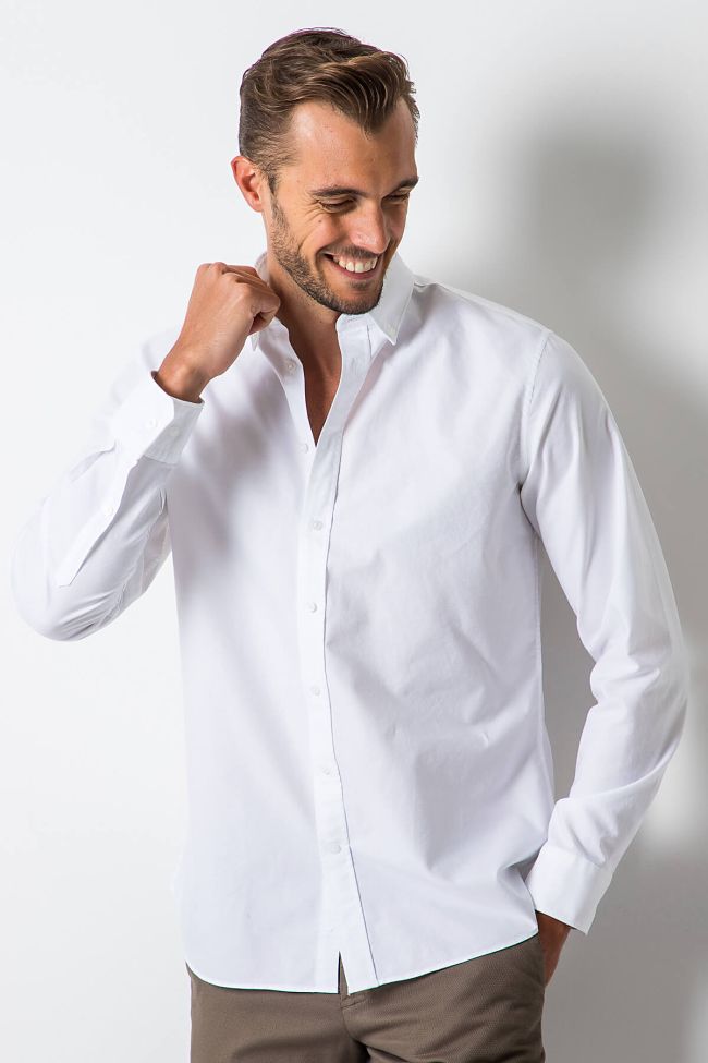 seidensticker Hemd Herren Seidensticker Regular Einfarbig 100% Baumwolle kragen Button-Down Lange Ärmel
