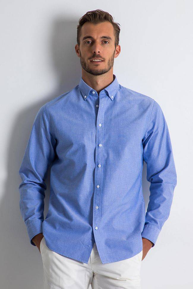seidensticker Hemd Herren Seidensticker Regular Einfarbig 100% Baumwolle kragen Button-Down Lange Ärmel