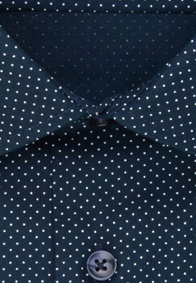 Seidensticker Hemd Herren Seidensticker Regular Muster Kragen Italienisch Lange Ärmel