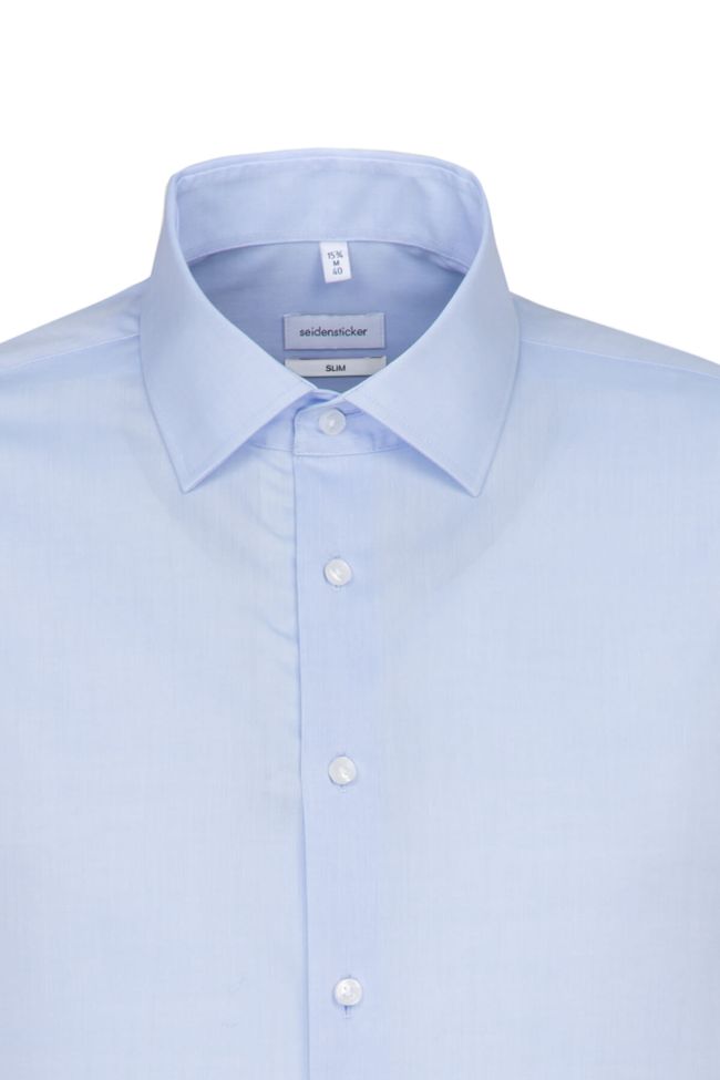 Seidensticker Hemd Herren Seidensticker Slim Bügelfreie Einfarbig Kragen Italienisch Lange Ärmel