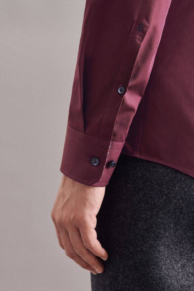 Seidensticker Hemd Herren Seidensticker Slim Bügelfreie Einfarbig Kragen Italienisch Lange Ärmel