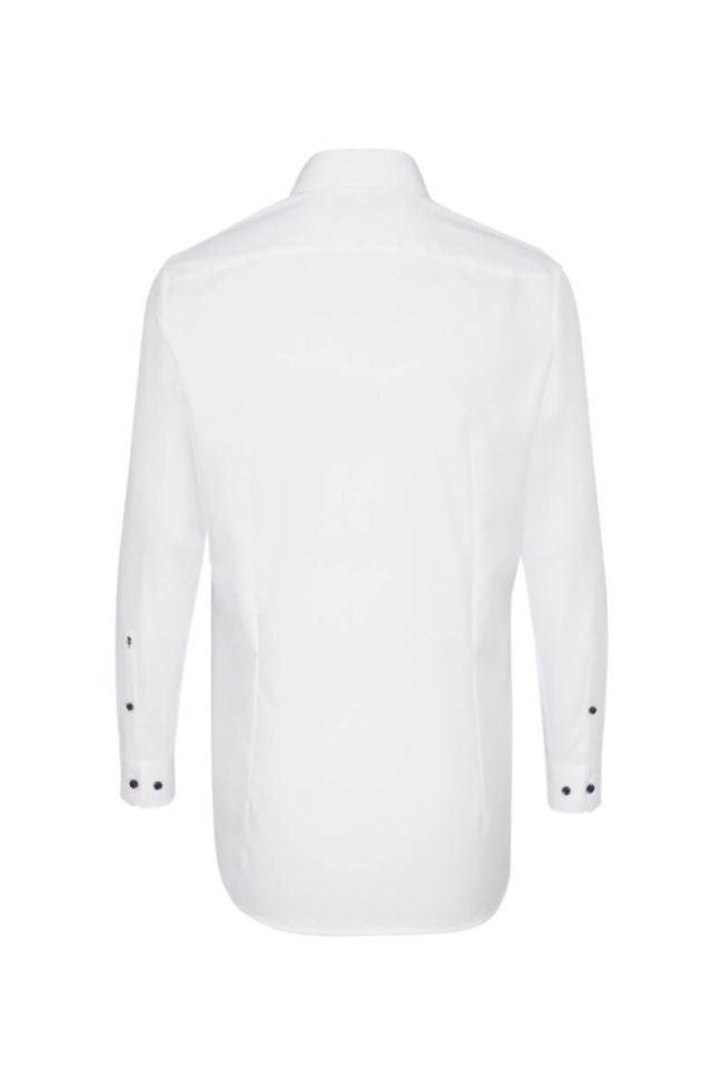 Seidensticker Hemd Herren Seidensticker Slim Bügelfreie Einfarbig Kragen Italienisch Lange Ärmel