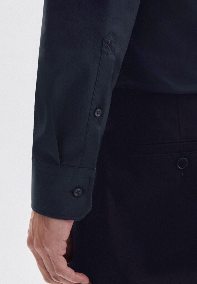 Seidensticker Hemd Herren Seidensticker Slim Bügelfreie Einfarbig Kragen Italienisch Lange Ärmel